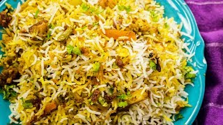 Biryani Recipe  Restaurant Style Hyderabadi Veg Dum Biriyani Recipe [upl. by Thurber]