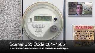 How to read a smart meter with solar panels [upl. by Nanor908]