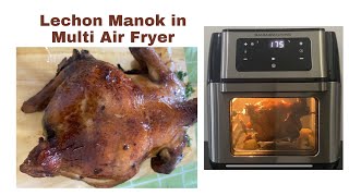 Lechon Manok recipe using Baumann Living Multi Air Fryer Xr with Rotisserie [upl. by Ilram]