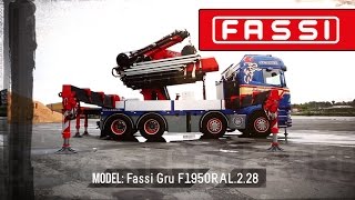 Fassi F1950RAL hydraulic crane [upl. by Torre923]