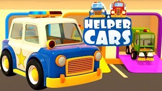 Helper Cars Full Episodes Car Cartoons for Children  Learn Colors amp Cars for Kids [upl. by Gavin467]