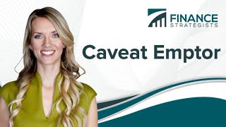 Caveat Emptor Definition  Learn With Finance Strategists [upl. by Nailij602]