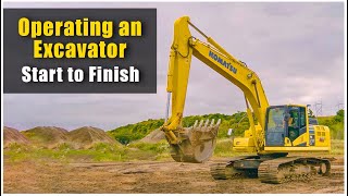 How to Operate an Excavator 2019 PreOp to Shut Down  Heavy Equipment Training [upl. by Airal335]