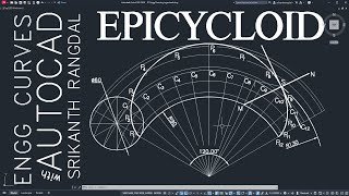 L07 Epicycloid Class Recording  Concept amp 120° problem  Engineering Graphics with AutoCAD [upl. by Ahaelam163]