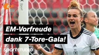 Deutschland – Schweiz Highlights  Freundschaftsspiel  sportstudio [upl. by Arualana]