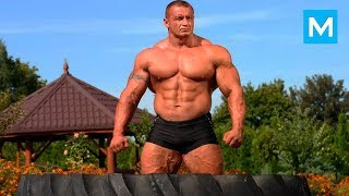 STRONGEST MMA FIGHTER  Mariusz Pudzianowski  Muscle Madness [upl. by Acim]