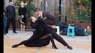 Amazing Real Tango Street Dance in Buenos Aires Argentina [upl. by Dorman]