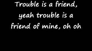 LenkaTrouble Is A FriendLyrics  YouTubeflv [upl. by Kata]