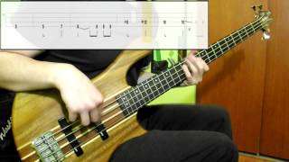 Audioslave  Like A Stone Bass Cover Play Along Tabs In Video [upl. by Zita]