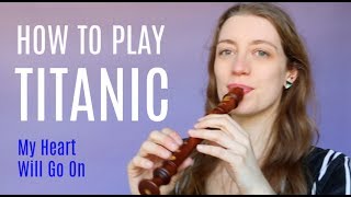 How to play TITANIC  Team Recorder [upl. by Oile]