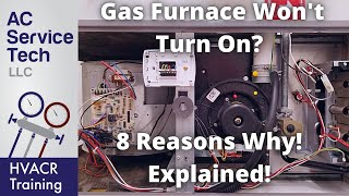 Gas Furnace Wont Turn On Nothing Happening 8 Reasons Why [upl. by Ahdar]