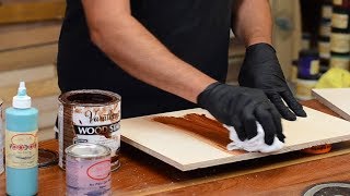 How to Stain Wood 5 Things that you should NEVER do [upl. by Auqined547]