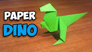 How To Make an Easy Origami Dinosaur [upl. by Fadil]