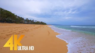 4K Virtual Walk along Sunset Beach Oahu Hawaii  2 Hours video [upl. by Eletnahc361]