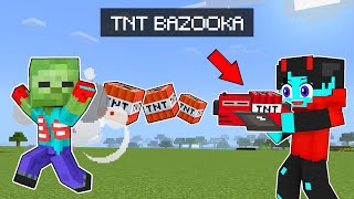 Using TNT GUN in Minecraft [upl. by Tierza24]