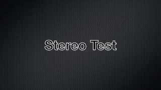 Stereo Sound Test for headphones or speakers in High Quality  HD [upl. by Anikas]