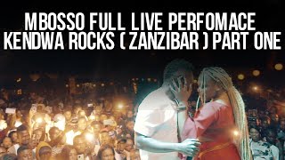 Mbosso Full live perfomance Kendwa Rocks  Zanzibar  Part one [upl. by Clintock]