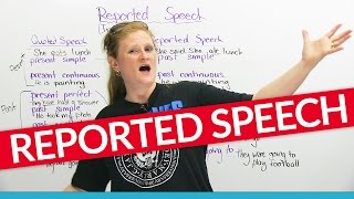 Grammar Learn to use REPORTED SPEECH in English [upl. by Season]