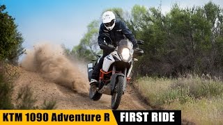 KTM 1090 Adventure R Press Launch  First Ride [upl. by Solenne]