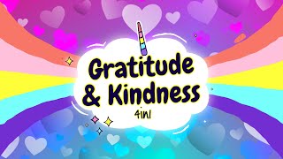 Sleep Meditation for Children  GRATITUDE amp KINDNESS 4in1  Kids Bedtime Meditation [upl. by Airdnaid]