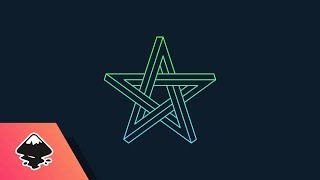 Inkscape Tutorial Impossible Star Logo [upl. by Euf]