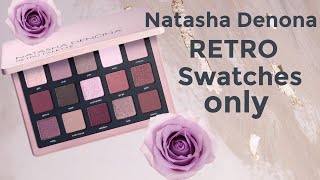 Natasha Denona RETRO  Swatches Only [upl. by Leighland787]