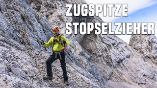 Zugspitze Wanderung über den StopselzieherKlettersteig auf Deutschlands höchsten Berg [upl. by Inava532]