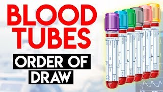 Order of Draw and Additives  Blood Collection [upl. by Nailliw]