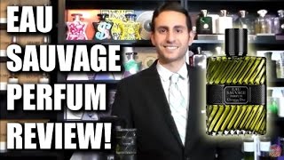 Eau Sauvage Parfum by Christian Dior Fragrance  Cologne Review [upl. by Helaine]