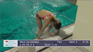 Senet Diving Cup 2017 Girls C Platform [upl. by Waldack]