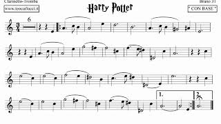 Brano 31  Harry Potter  ClarinettoTromba T sol [upl. by Salta]