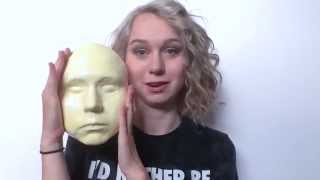 How to make a face cast on yourself [upl. by Hgielak]