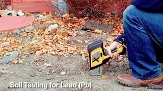 Testing soil for lead with DELTA Handheld XRF Analyzer [upl. by Markiv]