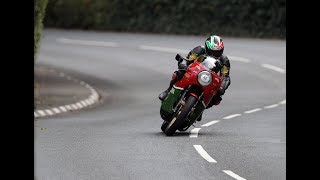 Mike Hailwood Replica Ducati Isle of Man Parade lap [upl. by Berny665]