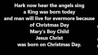 Marys Boy Child Christmas Whole School Song karaoke track [upl. by Omland]