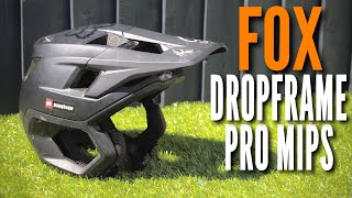 FOX Dropframe Pro MTB Helmet Review  Test [upl. by Rialc437]