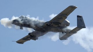 Legendary A10 Thunderbolt II Firing Guns and Rockets Gunnery Exercises [upl. by Yorick897]