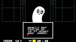 Undertale  Napstablook Pacifist [upl. by Einhpad970]