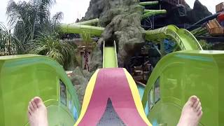 Krakatau Aqua Coaster On Ride [upl. by Zanlog]