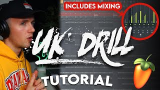 THE ULTIMATE UK DRILL TUTORIAL FOR 2022 Full Process  FL Studio 20 [upl. by Ecitnerp77]