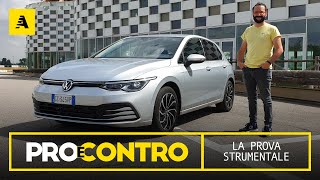 Volkswagen GOLF 8  PRO e CONTRO  RECENSIONE STRUMENTALE [upl. by Betty663]