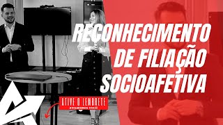 DIREITO DE FAMÍLIA Reconhecimento de filiação socioafetiva [upl. by Hosfmann]