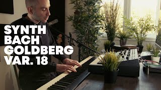 Bach played on a Synthesizer  Goldberg Variation 18 [upl. by Aniloj822]