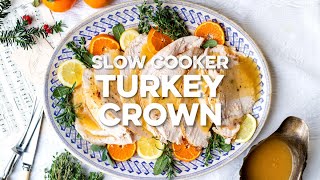 Slow Cooker Turkey Crown  Supergolden Bakes [upl. by Sochor]