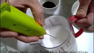 How To Make Latte Art with Mini Milk Frother [upl. by Aronoff]