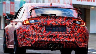 2022 Honda Civic Type R Prototype Testing at Suzuka Circuit [upl. by Konyn]