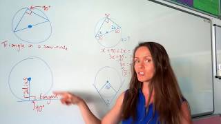 The Maths Prof Circle Theorems 1 [upl. by Annerol749]