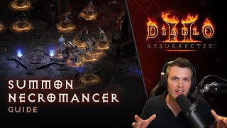 Diablo II Resurrected  Summon Necromancer Guide [upl. by Hpsoj]