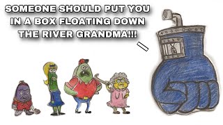 Plankton Roasts Family but paper [upl. by Notgnillew]