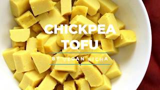 CHICKPEA FLOUR TOFU  Soyfree Tofu  Vegan Richa Recipes [upl. by Ahsenyl]